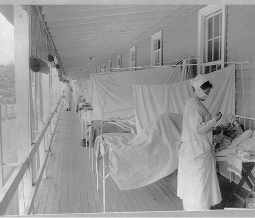 Spanish Flu - Walter Reed Hospital -- Library of Congress archives